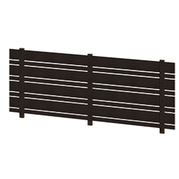 EXISLAND_フェンス_Eウッドスタイル_ベーシック極_パネルサイズ混合タイプ