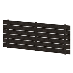 EXISLAND_フェンス_Eウッドスタイル_プレミアム_採光パネル付き