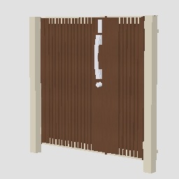 開き門扉AB_スマートロックシステム_FamiLock_ウッディ_TS1型