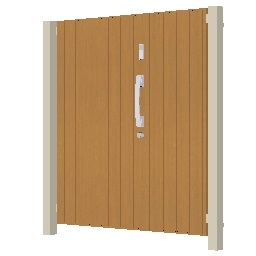 開き門扉AA_スマートロックシステム_FamiLock_TM1型