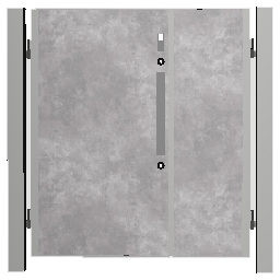 開き門扉AX_Familock_FM1型