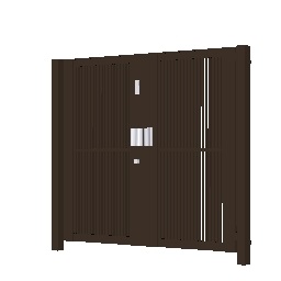 開き門扉AB_スマートロックシステム_FamiLock_TR1型